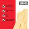 Nelson Shims Nelson 1.5 in. W X 8 in. L Wood Shim 12 pk PSH8/12/36/65 - alternate 2